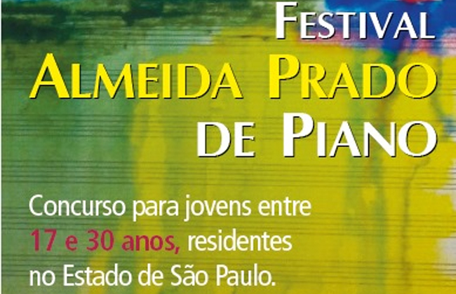 Festival Almeida Prado de Piano, em homenagem ao saudoso acadêmico, anuncia vencedores