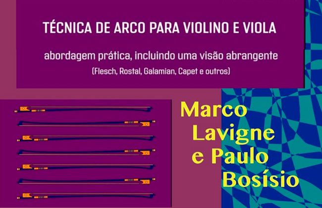 Paulo Bosísio lança Técnica de Arco para Violino e Viola