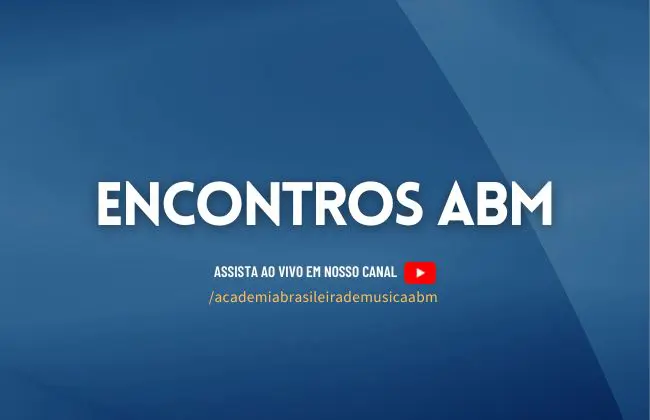 Série mensal Encontros ABM no YouTube aberta ao público