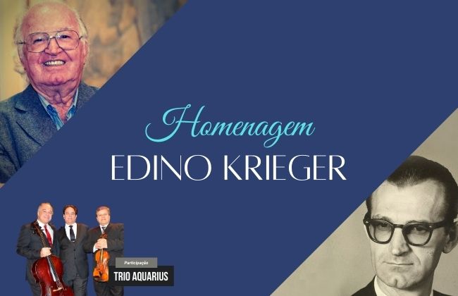 ABM homenageia Edino Krieger na Sala Cecília Meireles com apresentação do Trio Aquarius