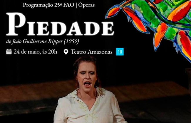“Piedade”, de João Guilherme Ripper, estreia no Festival Amazonas de Ópera