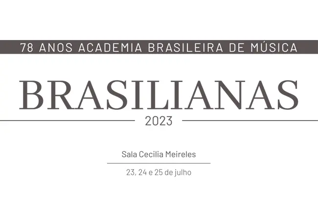 ABM comemora 78 anos com a série de concertos Brasilianas na Sala Cecília Meireles