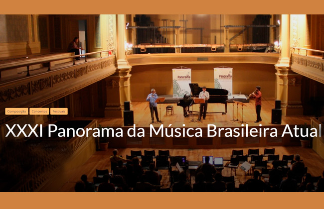 Inscrições encerradas para o XXXI Panorama da Música Brasileira Atual