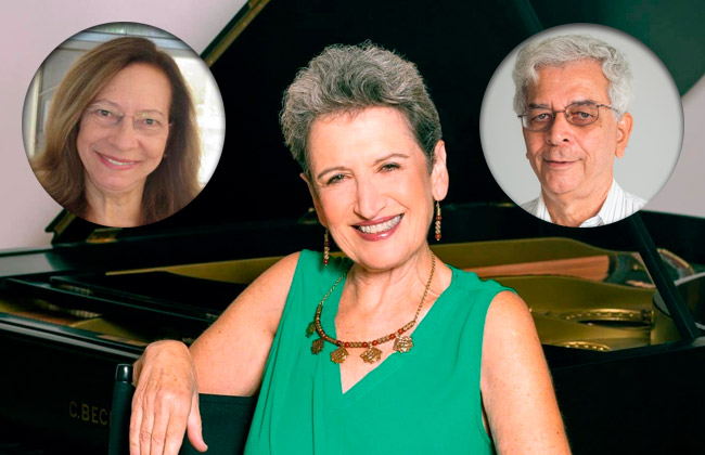 Sally Pinkas apresenta nos EUA obras para piano de Jamary e Alda Oliveira