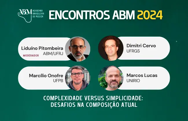 Encontros ABM com Dimitri Cervo, Marcílio Onofre, Marcos Lucas e Liduíno Pitombeir