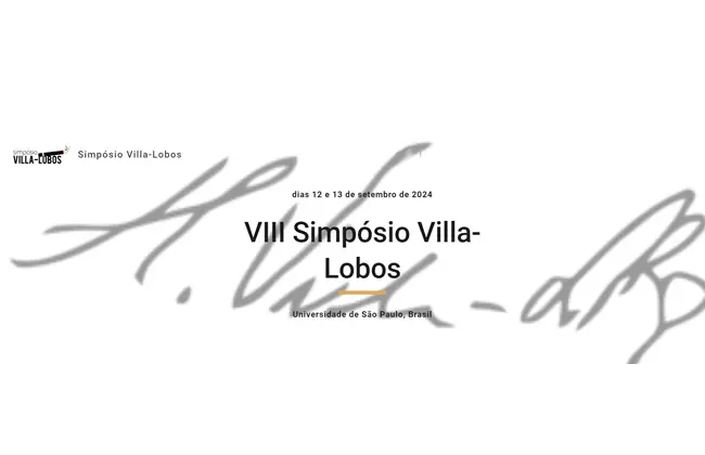 Maria Alice Volpe e Manoel Correa do Lago no VIII Simpósio Villa-Lobos