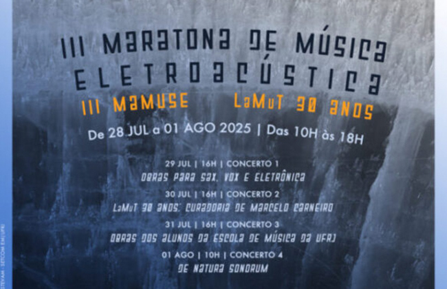 Maratona de Música Eletroacústica celebra 30 anos do LaMuT