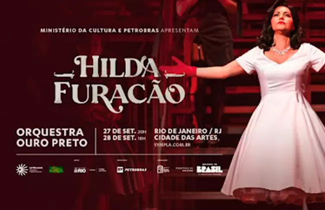 Orquestra Ouro Preto apresenta a ópera ‘Hilda Furacão’, de Tim Rescala, na Cidade das Artes