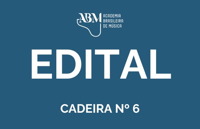EDITAL | ABM recebe candidaturas para cadeira nº 6