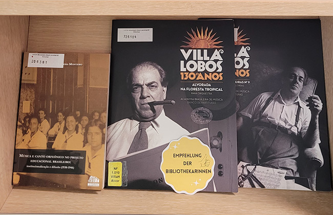 Livros da Academia Brasileira de Música agora na Biblioteca Bruckneruni