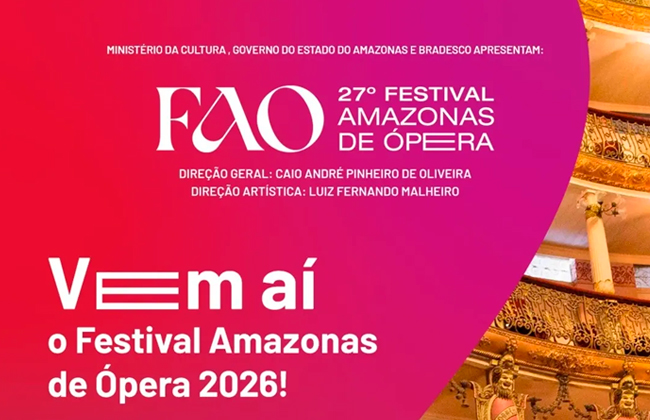 27º Festival Amazonas de Ópera segue até 31 de maio