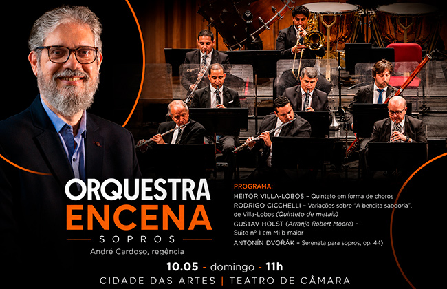 OSB em maio na Cidade das Artes com regência de André Cardoso e obra de Rodrigo Cicchelli