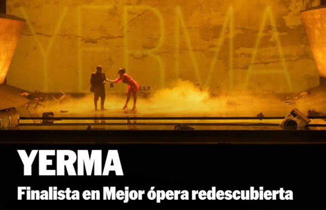 Produção de Yerma, de Villa-Lobos, em Tenerife, é finalista do International Opera Awards